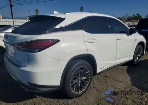 2021 Lexus Rx 450H F Sport z USA, uszkodzony, nr VIN 2T2YGMDAXMC068841